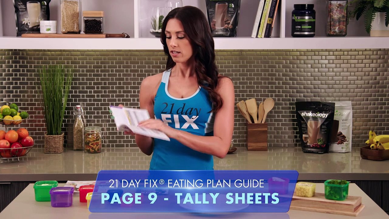 Getting Started With 21 Day Fix Portion Control Eating Plan