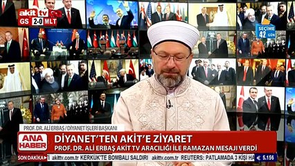 Diyanet İşleri Başkanı Ali Erbaş'tan Akit'e nezaket ziyareti