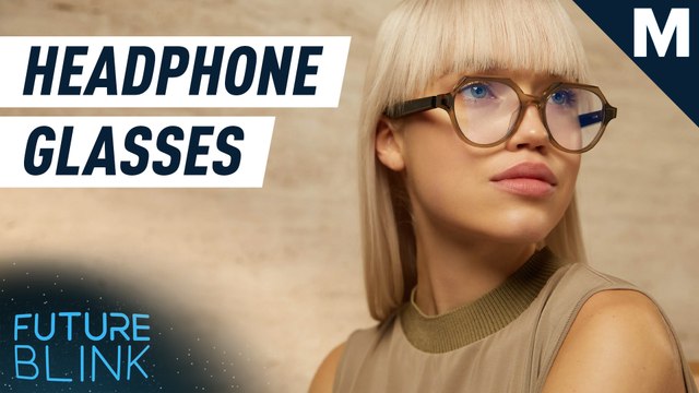These glasses come with tiny speakers — Future Blink