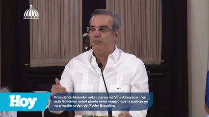 Abinader pide llevar caso pareja asesinada en Villa Altagracia hasta las últimas consecuencias