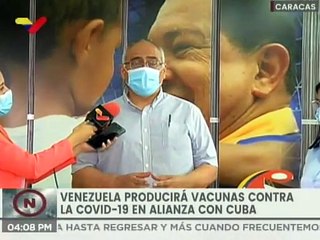 Min. Alvarado: Producción de vacunas Abdala es una de las opciones más importantes para Venezuela