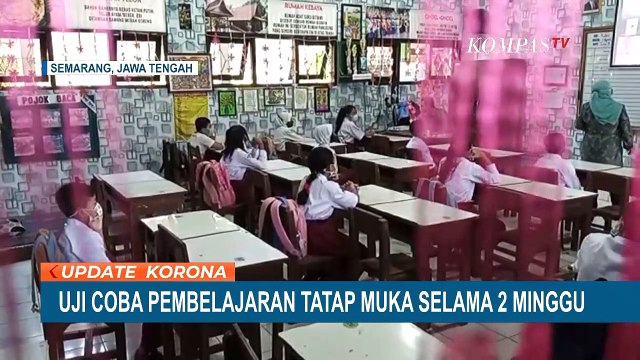 Sejumlah Sekolah Gelar Uji Coba Pembelajaran Tatap Muka Selama 2 Minggu