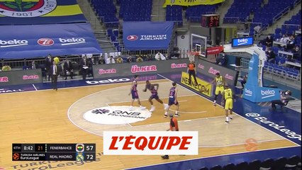 Le résumé de Fenerbahçe - Real Madrid - Basket - Euroligue (H)