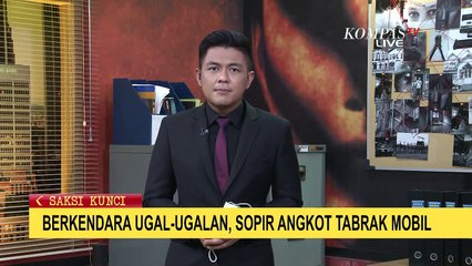 Download Video: Ugal-ugalan Dijalan! Angkot Tabrak Mobil, Penumpang Terpental Keluar