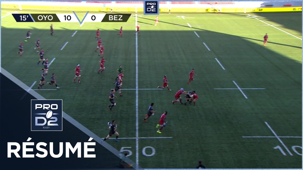 PRO D2 - Résumé Oyonnax Rugby-AS Béziers Hérault: 38-20 - J26 - Saison 2020/2021