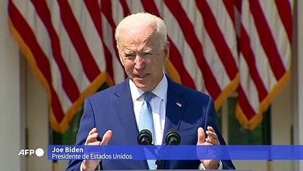 Biden anuncia plan contra "epidemia" de la violencia por armas de fuego