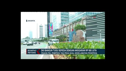 Jakarta Bangun Tugu Sepeda, Anggarannya Rp 800 Juta