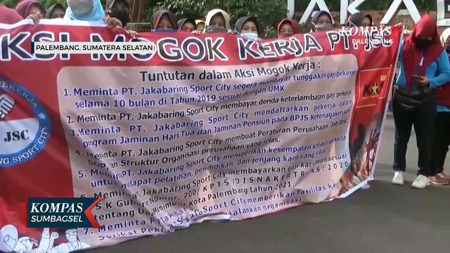 Unjuk Rasa Dan Mogok Pekerja PT JSC Tuntut Upah
