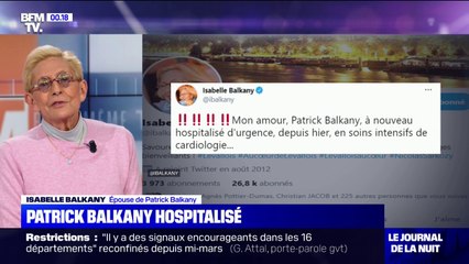 Patrick Balkany hospitalisé pour "un œdème pulmonaire", selon Isabelle Balkany