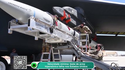 Velocidade mínima: teste de arma hipersônica falha nos Estados Unidos