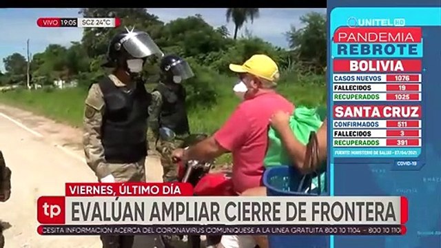 Evalúan si se amplía el cierre de fronteras con Brasil