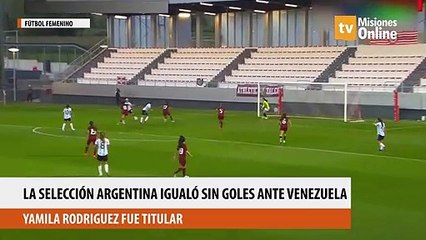La Selección Argentina igualó sin goles ante Venezuela
