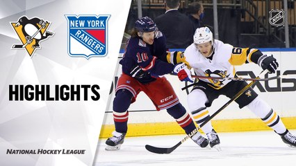 Penguins @ Rangers 4/8/21 | NHL Highlights