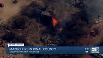 Margo Fire has burned 150 acres in Pinal County