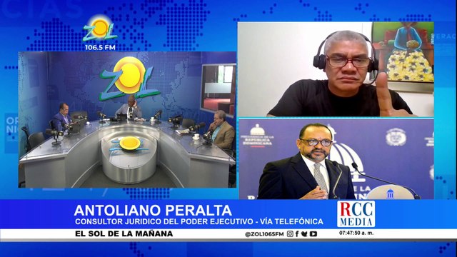 Antoliano Peralta consultor jurídico del Poder Ejecutivo comenta sobre la comisión para reformar PN