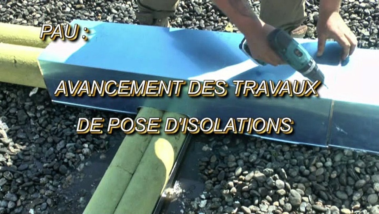 MICHOU64 W-D.D. VOUS MONTRE. . . - 6 AVRIL 2021 - PAU - AVANCEMENT DES TRAVAUX DE POSE D'ISOLANT