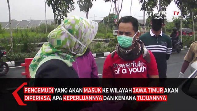 Larangan Mudik, 7 Titik Perbatasan di Jatim Dijaga Ketat