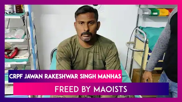 CRPF Jawan Rakeshwar Singh Manhas Freed By Maoists After Being Captured In Chhattisgarh Post April 3 Gunfight
