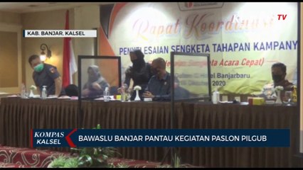 PSU Dilarang Ada Kampanye, Bawaslu Banjar Pantau Kegiatan Kedua Paslon Gubernur Kalsel