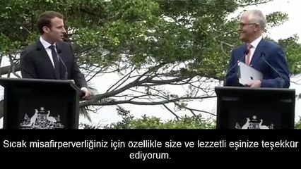 Macron'dan savaş çıkaracak gaf: Lezzetli eşiniz...