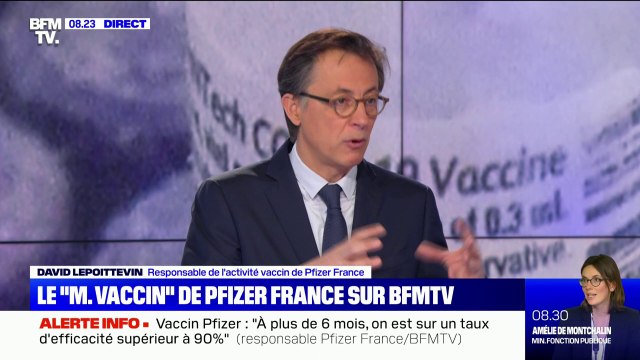 Le responsable de l'activité vaccin de Pfizer France affirme qu' il n'y a pas de signal lié aux thromboses avec le vaccin Pfizer