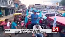 Elecciones 2021: López Aliaga cerró su campaña presidencial en caravana por Lima Norte