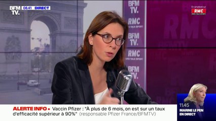 Covid-19: selon Amélie de Montchalin, "nous n'arriverons pas à vacciner par la contrainte" en France