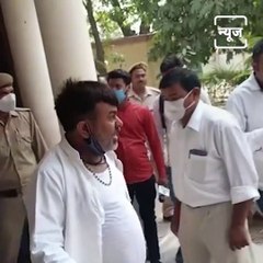 Know Why BJP MLA Lay Down On The Road With Torn Kurta In Hands