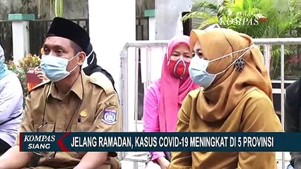Peningkatan Kasus Covid-19 Sebesar 6,3 Persen di 5 Provinsi, Tangsel Angka Paling Tinggi
