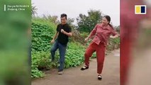 Chinese Village Couple’S ‘Rural-Style Shuffle Dance’ Goes Viral Online