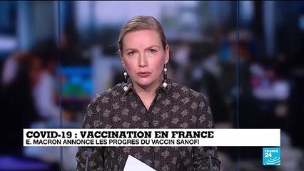 Covid-19 en France : Emmanuel Macron annonce les progrès du vaccin Sanofi