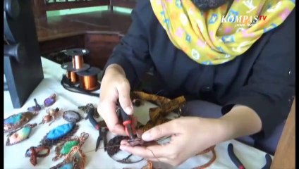 Menyulap Kawat Tembaga Jadi Perhiasan Mewah