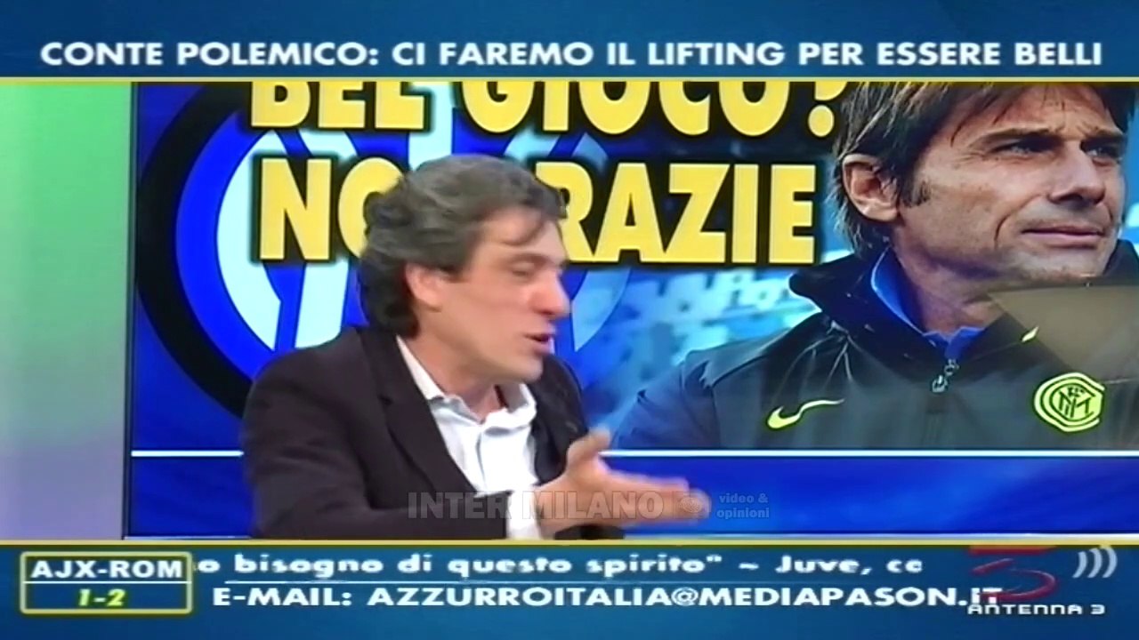 ANTONIO CONTE: ESTETICA DEL GIOCO? CI FAREMO IL LIFTING PER ESSERE BELLI.