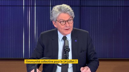 Covid-19 : Thierry Breton se félicite de "l'accélération très significative de production de vaccins" en Europe