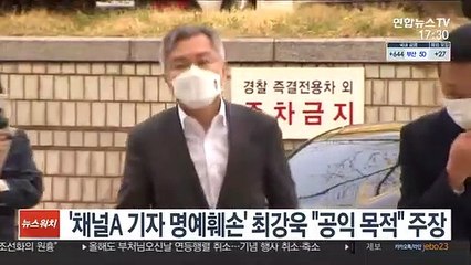 '채널A 기자 명예훼손' 최강욱 첫 재판서 "공익 목적" 주장