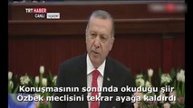Cumhurbaşkanı Erdoğan'a alkış yağmuru