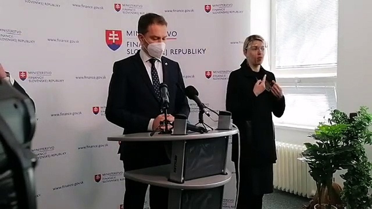 ZÁZNAM: Vyjadrenie ministra financií I. Matoviča