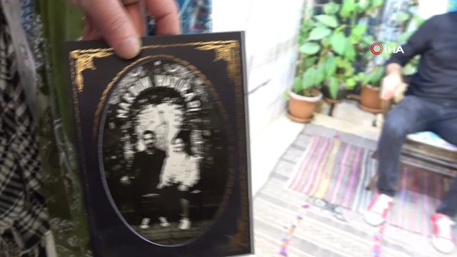 Mardin'de 150 yıllık teknikle çekilen hatıra fotoğraflarına yoğun ilgi
