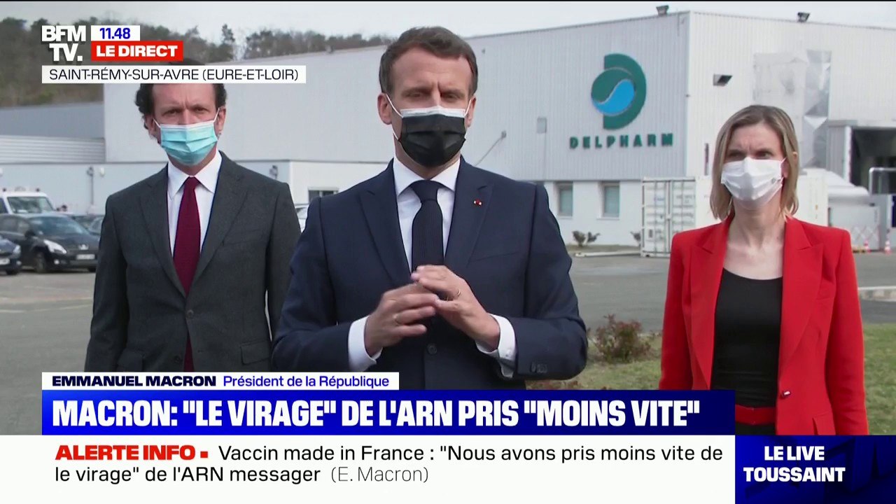 Emmanuel Macron: "le vaccin Astrazeneca est rec...