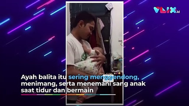 Reaksi Balita Lihat Foto Ayahnya di Buku Yasin Bikin Terharu