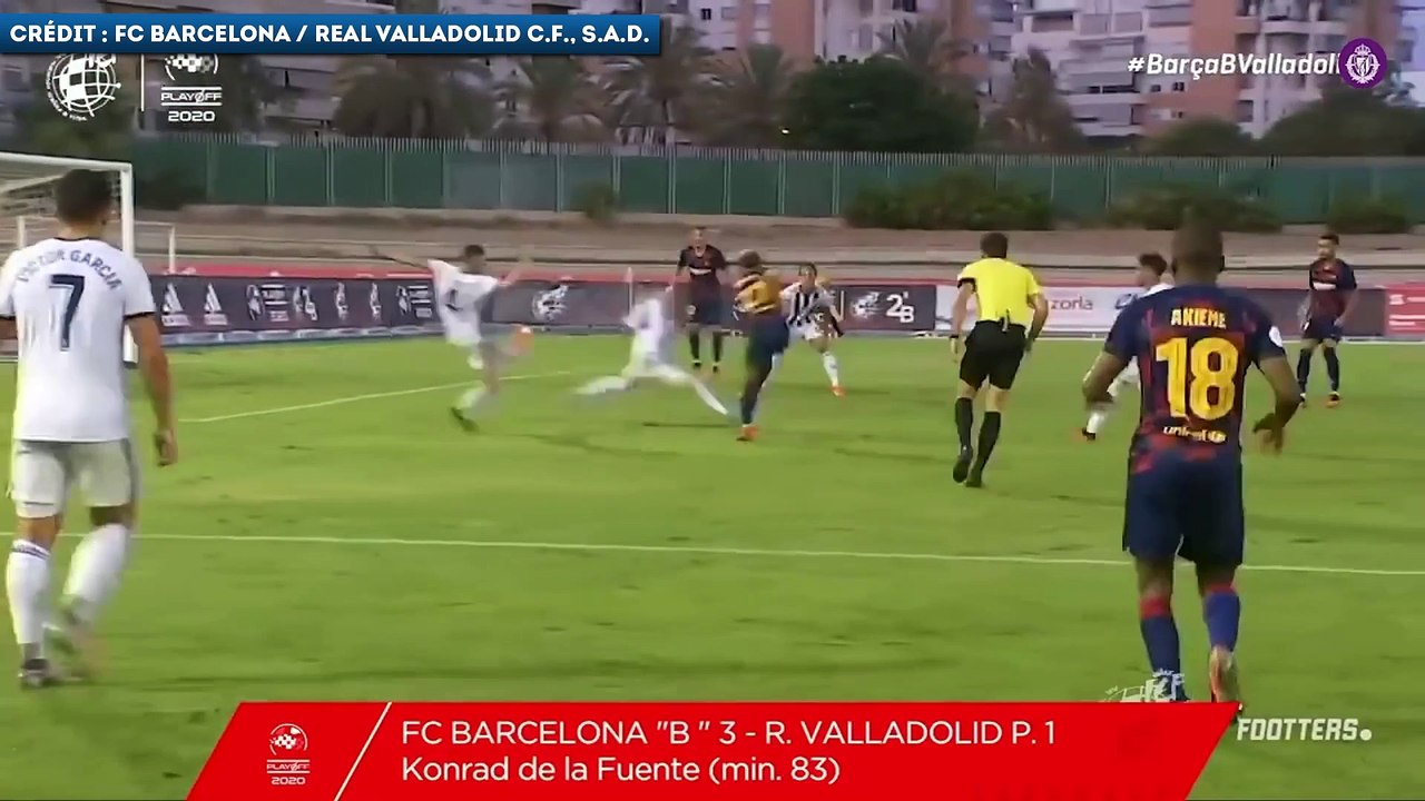 Les golazos de Konrad de la Fuente avec la réserve du Barça