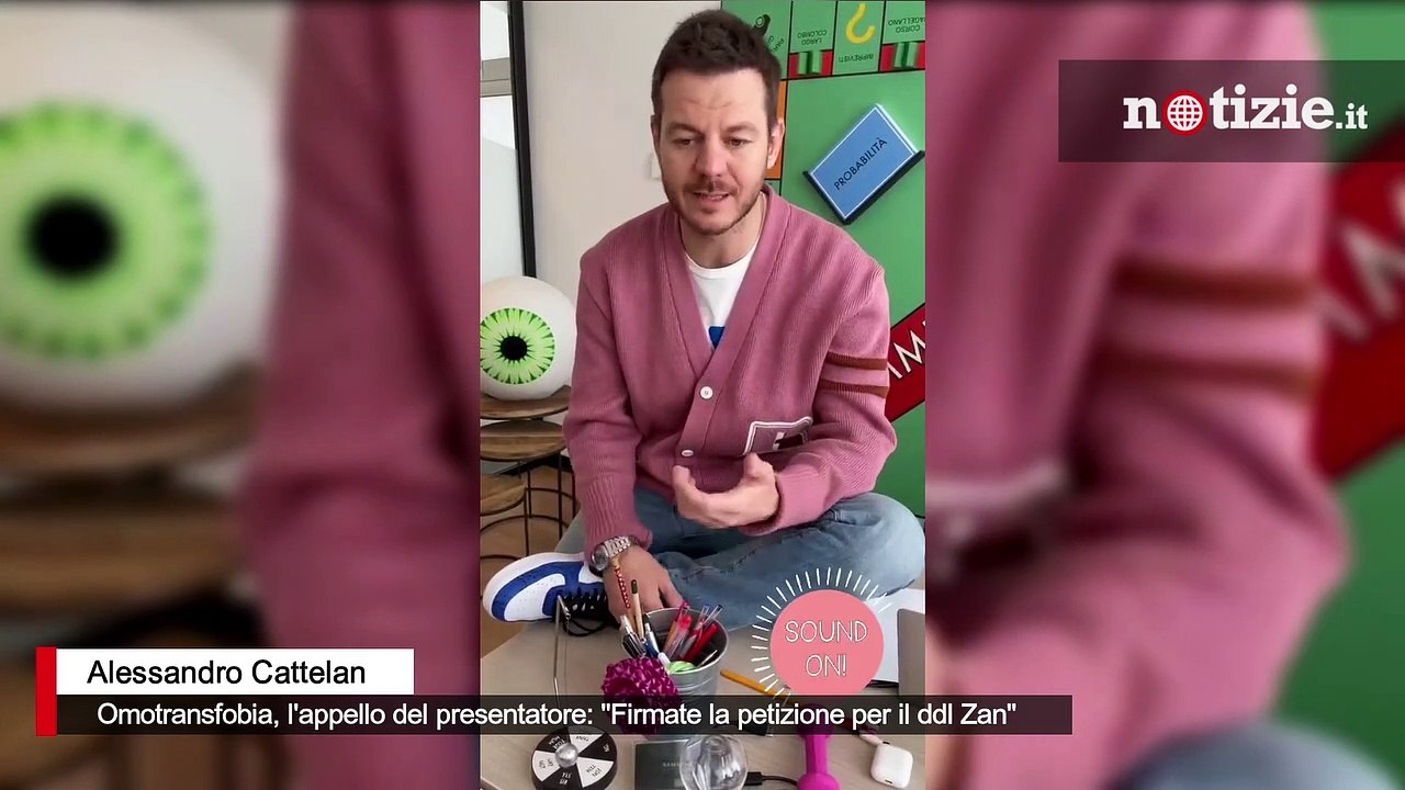 Ddl Zan, appello di Alessandro Cattelan: "Firmate la petizione per la legge contro l'omotransfobia"