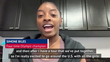 Download Video: Biles hints Tokyo may not be last Olympics