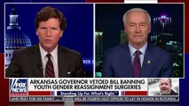 Tucker Clashes With Arkansas Governor Over Youth Gender Reassignment Bill