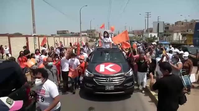 Keiko Fujimori, favorita por la mínima en los sondeos para la primera vuelta del domigo