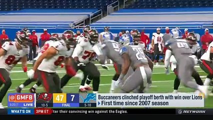 Good Morning Football | Kyle Brandt "Outburst" Tampa Bay Buccaneers Def. Detroit Lions