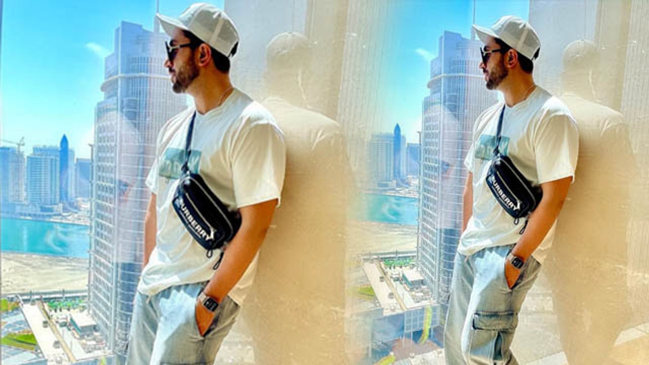 Aly Goni ने Bhurj Khalifa पर ऐसे दिए Pose, Jasmin ने क्लिक की फोटो | FilmiBeat