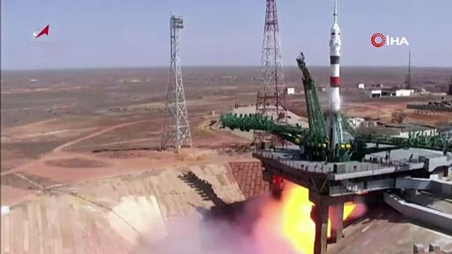 Kozmonot Gagarin'in ilk uçuşunun 60. yılı onuruna uzay aracı fırlatıldı