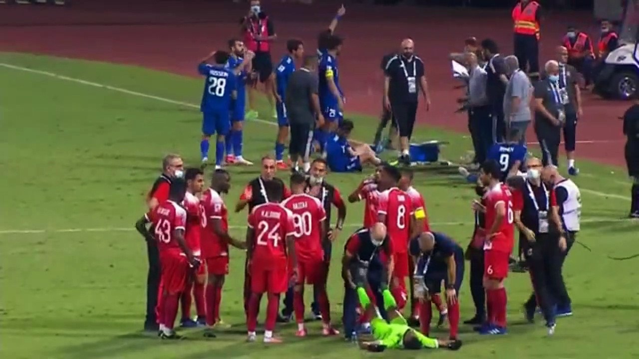 ركلات الترجيح  بين القوه الجويه العراقي والوحده السعودي في ملحق دوري ابطال اسيا 7_4_2021