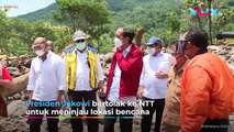 Presiden Jokowi Blusukan ke Lokasi Bencana di NTT